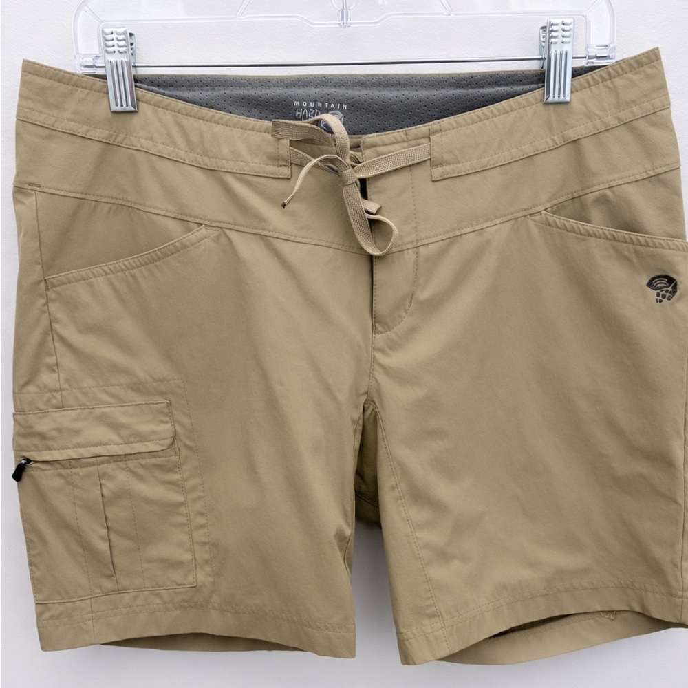 MOUNTAIN HARDWEAR Women's Hiking Shorts khaki size 10